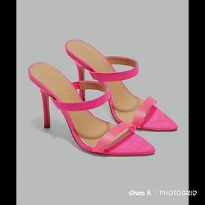 Pink Slip On Sandals